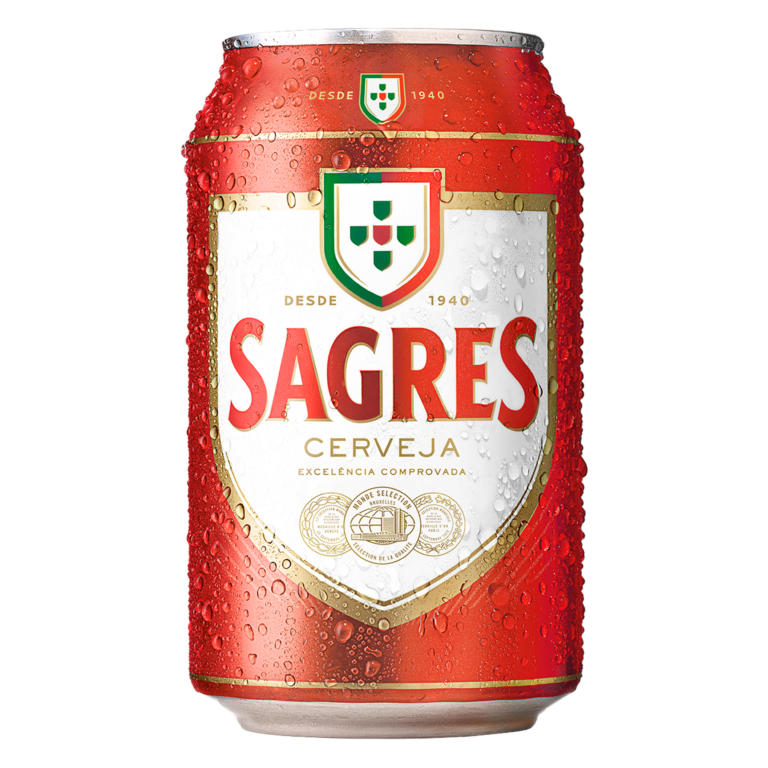 SAGRES LATA DE CERVEJA 33CL
