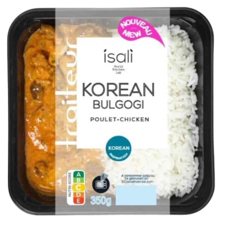 ISALI RIZ POULET CORÉEN BULGOGI 350G