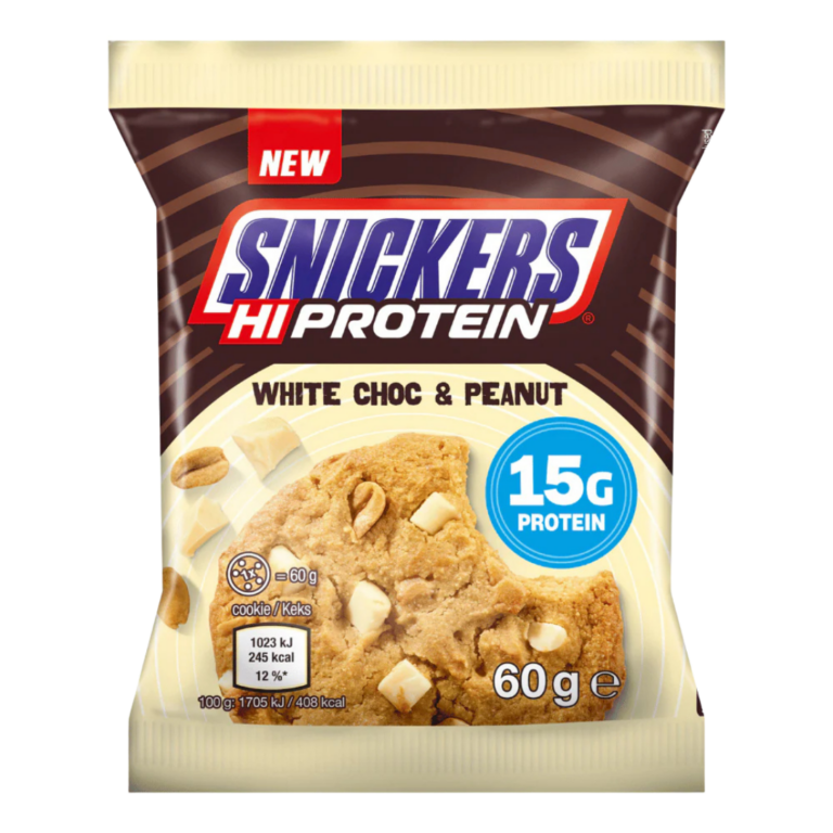 SNICKERS COOKIE PROTÉINÉ CHOCO BLANC 60G
