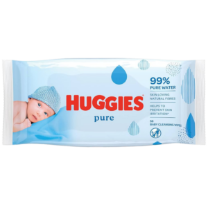 HUGGIES PURE LINGETTES 56 UNITÉS