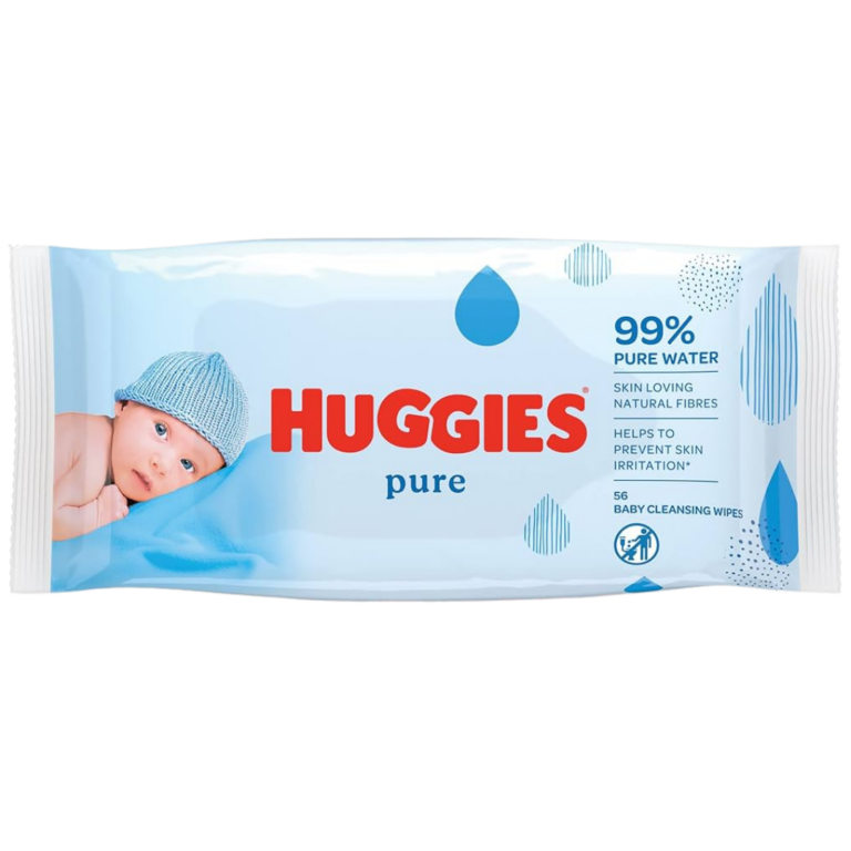 HUGGIES PURE LINGETTES 56 UNITÉS