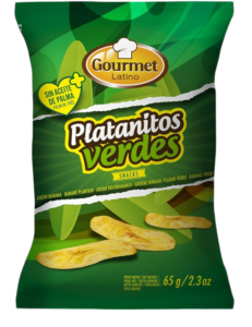 GOURMET LATINO PLATANITOS VERDES BOLSA 65GR