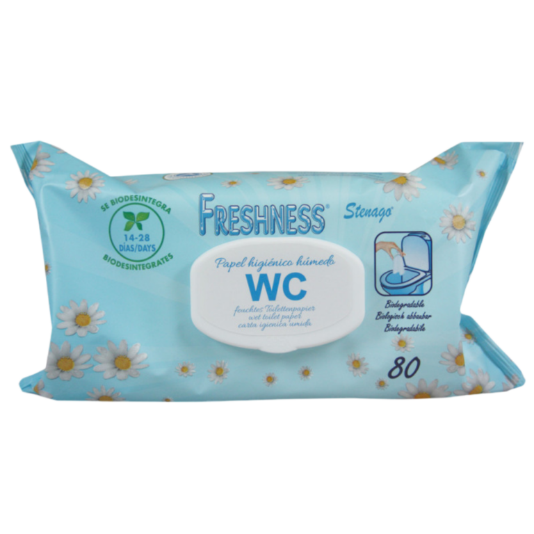 FRESHNESS LOT DE 80 LINGETTES EN PAPIER
