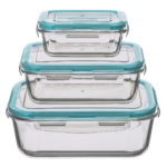 5FIVE CONJUNTO 3 RECIPIENTES QUADRADOS