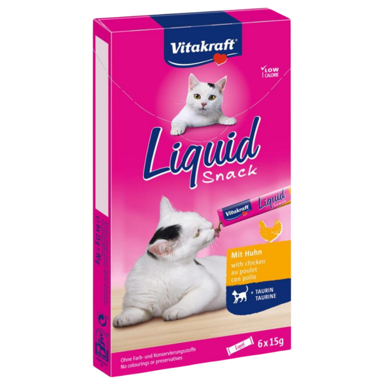 VITAKRAFT SNACK LIQUIDE POULET POUR CHAT 6X15G