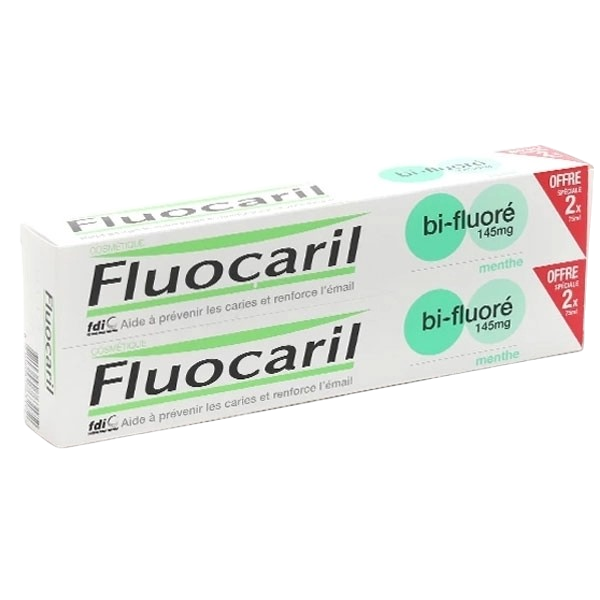 FLUOCARIL DENTIFRICE MENTHE 2X145MG