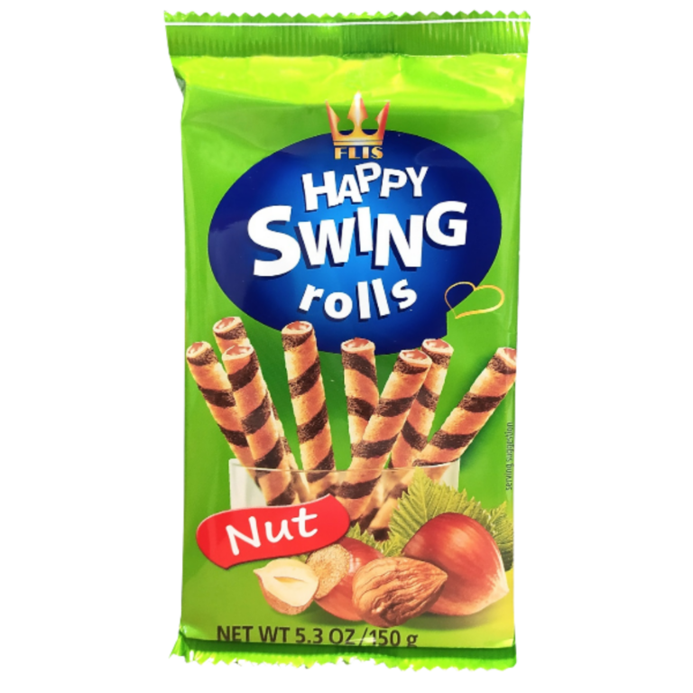 HAPPY SWING ROLLS NOISETTES 150G