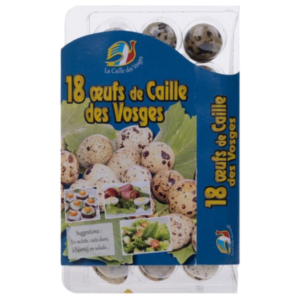  18 OEUFS DE CAILLE