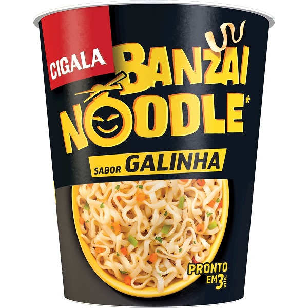 CIGALA BANZAI NOODLES GALINHA 67G