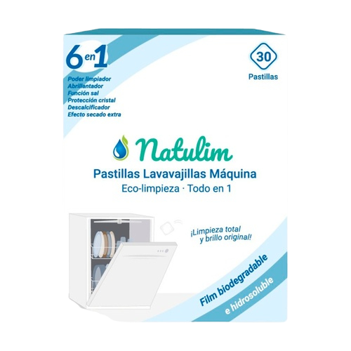 NATULIM DETERGENTE MÁQUINA DE LAVAR 30 CÁPSULAS