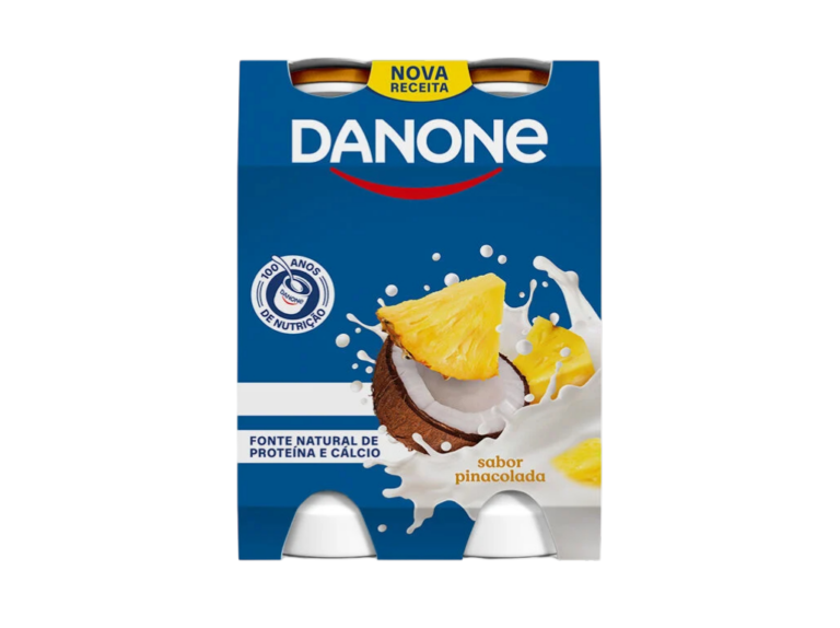 DANONE IOGURTE LIQUIDO ANANÁS E COCO 4X155G