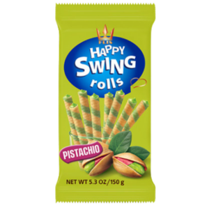HAPPY SWING ROLLS PISTACHE 150G