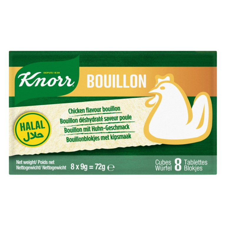 KNORR BOUILLON CUBES POULET HALAL 8X9G