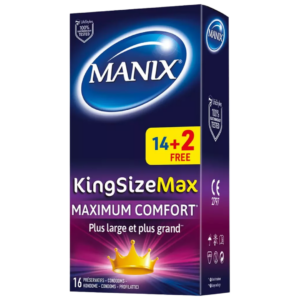 MANIX PRÉSERVATIFS KING SIZE XL 14 2U