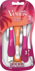 GILLETTE VENUS MÁQ DE BARBEAR DESCARTÁVEL MIAMI 3UN