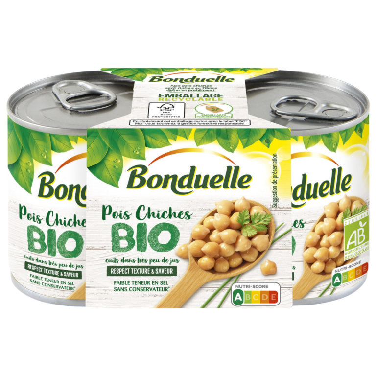 BONDUELLE POIS CHICHE BIO 2X250G
