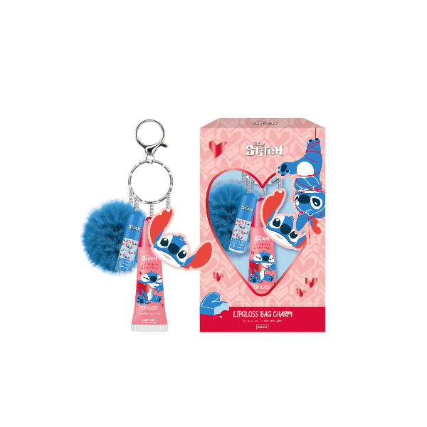 DISNEY CONJUNTO DE BATOM E PENDENTE STITCH