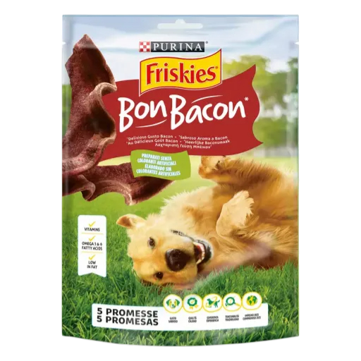 PURINA SNACKS DE BACON FRISKIES 120G
