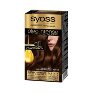 SYOSS TINTA PERMANENTE N4.18 CHOCOLATE