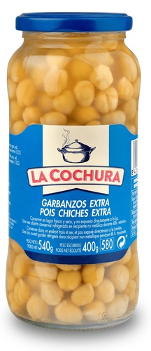 LA COCHURA GRÃO-DE-BICO COZIDO 400G