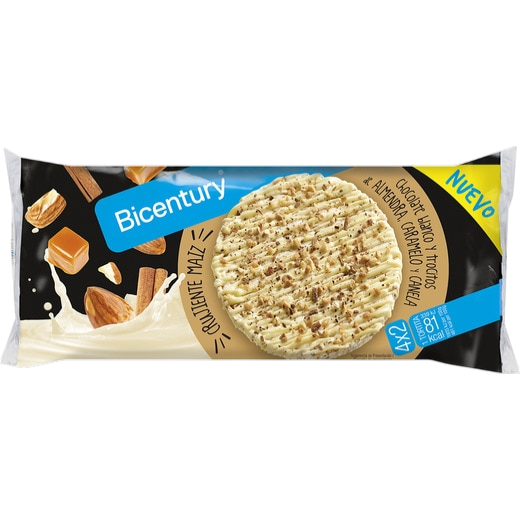 BICENTURY TORTITAS ARROZ ALMENDRA Y CARAMELO 138G