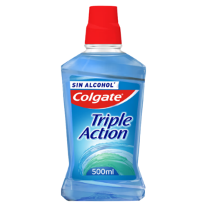 COLGATE ENXAGUANTE BUCAL TRIPLA AÇÃO 500ML