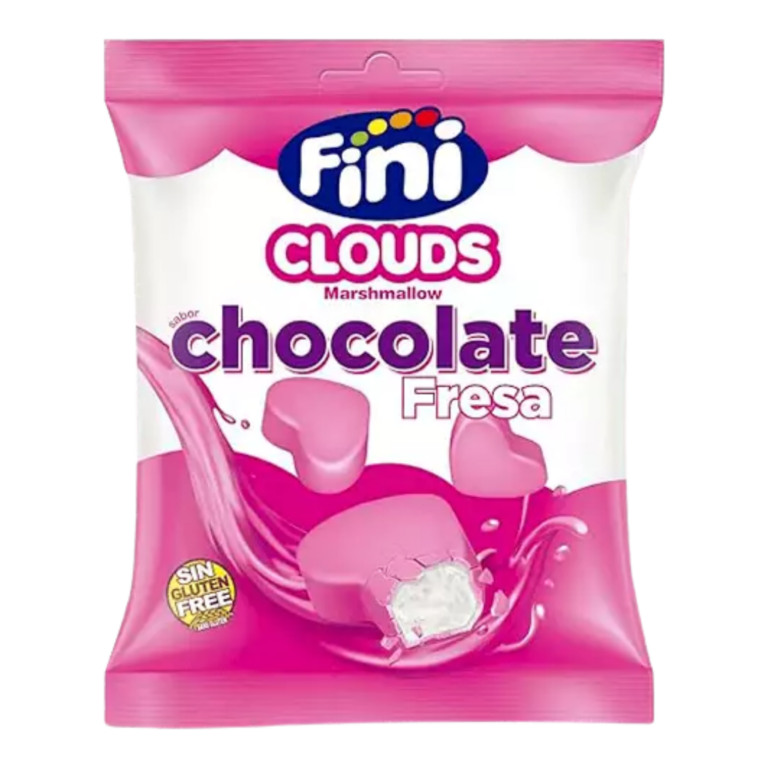 FINI MARSHMALLOW COBERT DE CHOCO MORANGO 80G