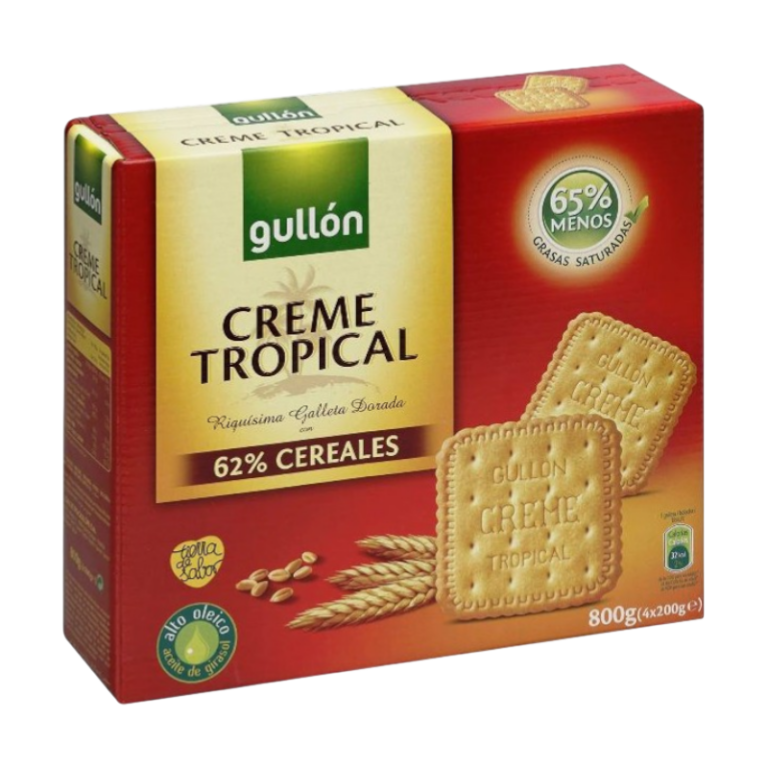 GULLON CREME TROPICAL GALLETA 800GR