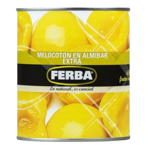 FERBA MELOCOTON EN ALMIBAR LIGERO  480G