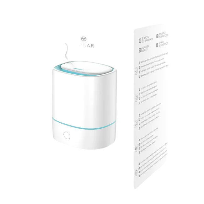 AMBAR HUMIDIFICADOR DIFUSOR ESENCIA LUZ