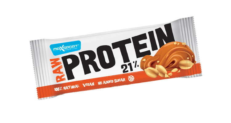 MAXSPORT BARRITA RAW PROTEIN PEANUT 50G