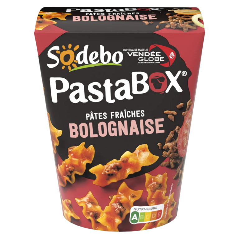 SODEBO PASTA BOX FUSILLI BOLOGNAISE 330G