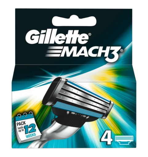GILLETTE MACH3 RECAMBIO 4U