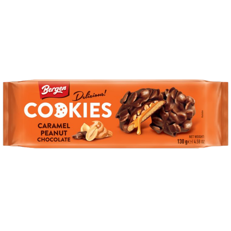 BERGEN GALLETA CARAMEL CUBIER CHOCO 130G