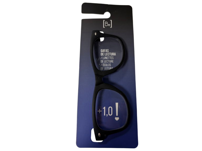 BE GAFAS LECTURA  + 1.00 NEGRAS