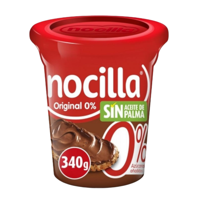 NOCILLA CREME DE BARRAR CHOCOLATE 0% 340G