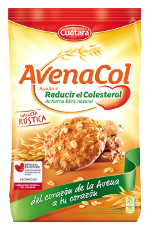 CUETARA AVENACOL BOLACHA RÚSTICA 250G