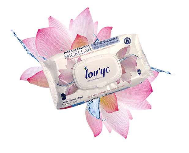 LOV'YC TOALLITAS MICELARES 3EN1 40U