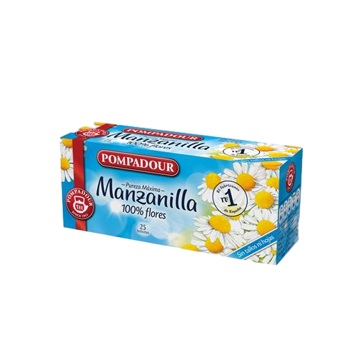 POMPADOUR MANZANILLA 25 SOBRES 30G