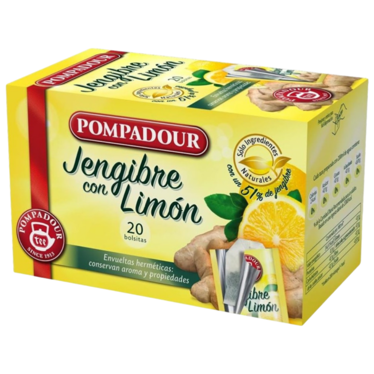 POMPADOUR JENJIBRE C/LIMON 20 UDS 35G