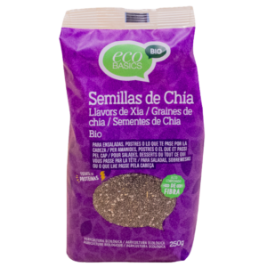 ECOBASICS SEMILLAS DE CHÍA ECOLÓGICAS 250G