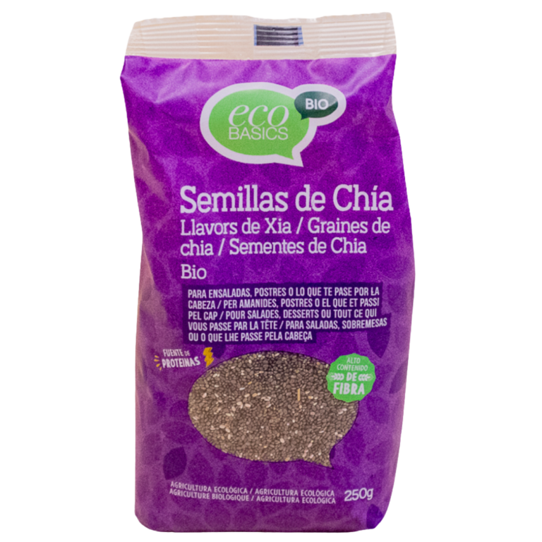 ECOBASICS SEMILLAS DE CHÍA ECOLÓGICAS 250G