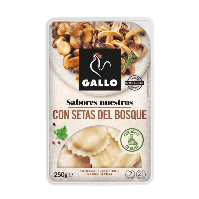 GALLO PASTA RELLENA SETAS DEL BOSQUE 250G