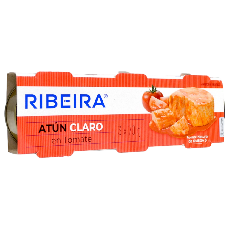RIBEIRA ATUN C/TOMATE RO80 PAC3 X 52G