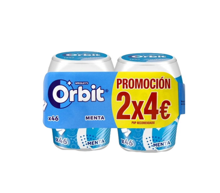 ORBIT MENTA DUPLO 2X64G