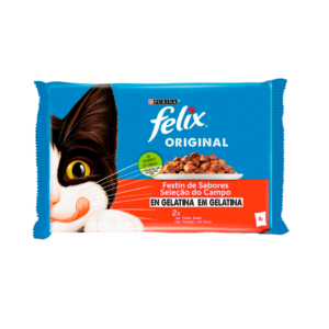 FELIX ORIGINAL GELATINAS CARNES 4X85G