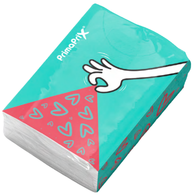 PRIMAPRIX MOUCHOIRS EN PAPIER AU MENTHOL