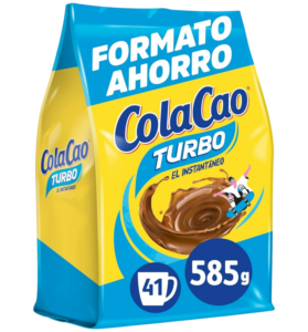 COLACAO TURBO CACAO POLVO BOLSA 585G