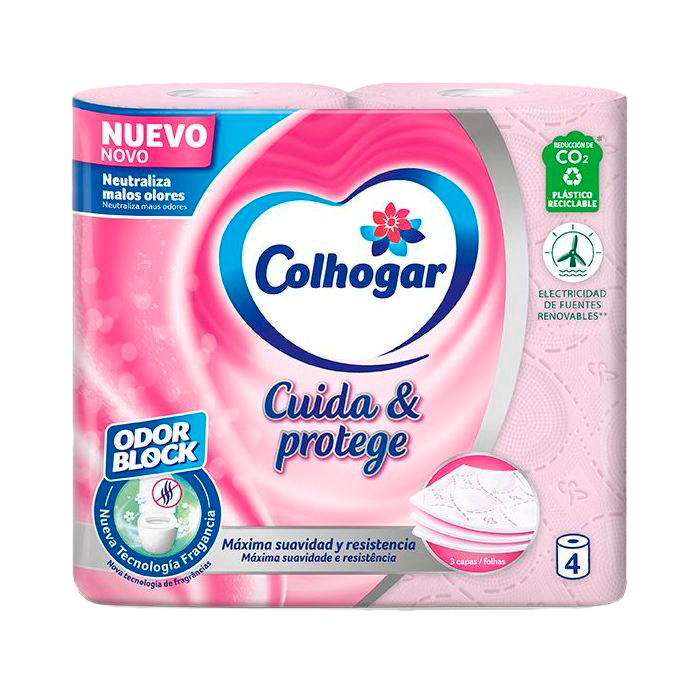 COLHOGAR PAPEL HIGIENICO PROTECT 4+2 3C
