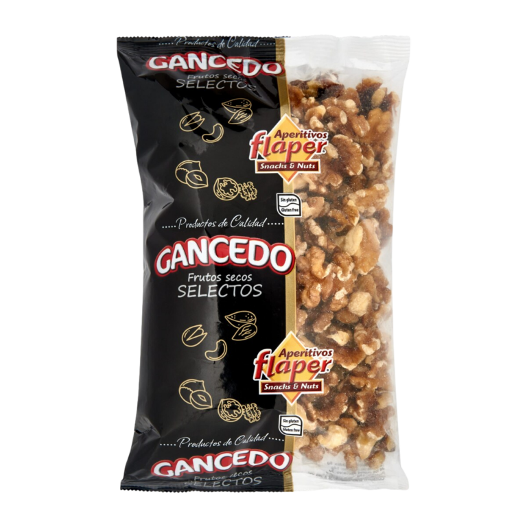 FLAPER GANCEDO NUECES PELADAS BOLSA 350G